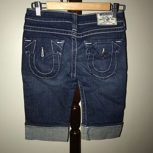 True religion “Sophie” Capri jeans